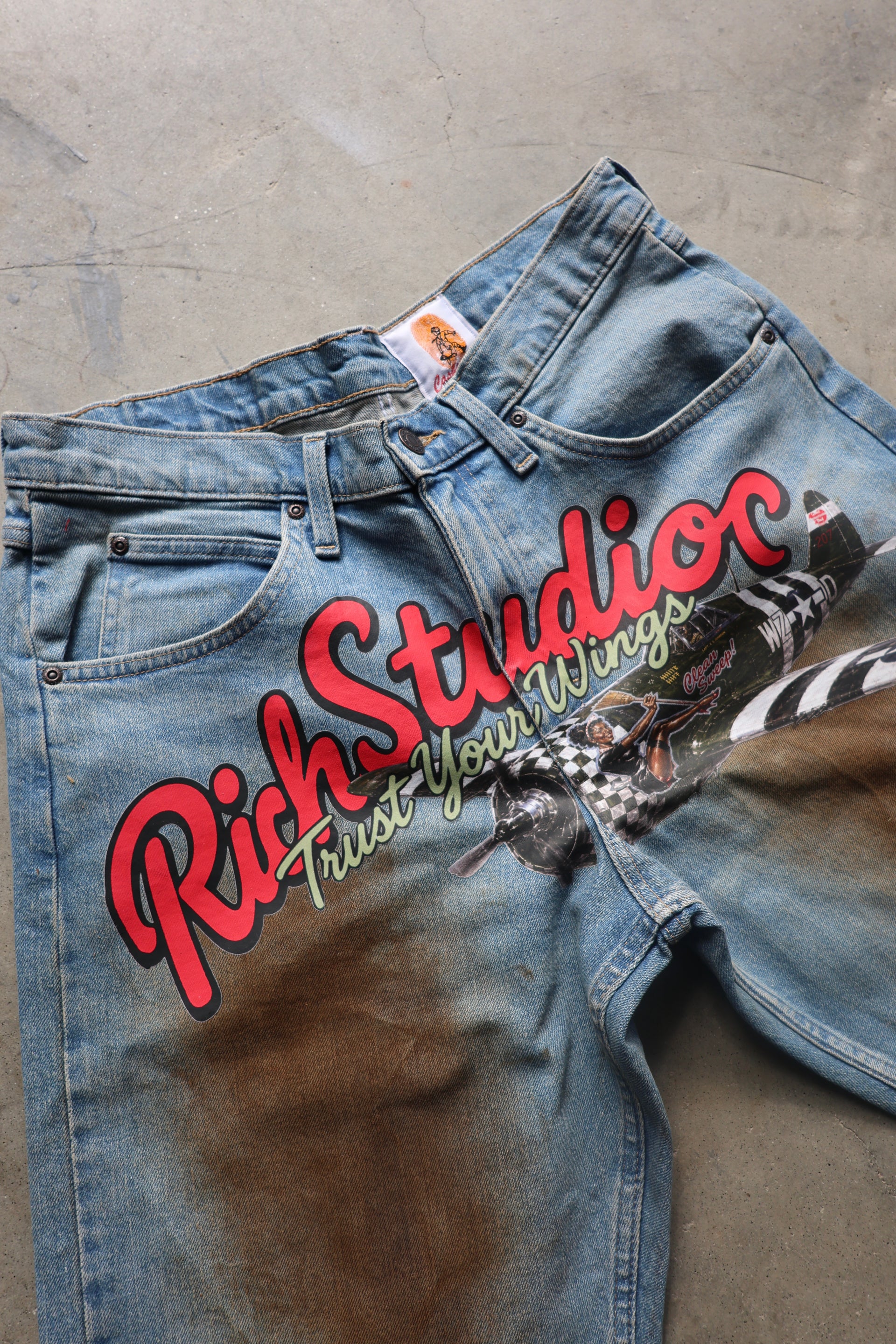 Rich Studios x Cashleticz Flying Ace Jorts (Clean Sweep)