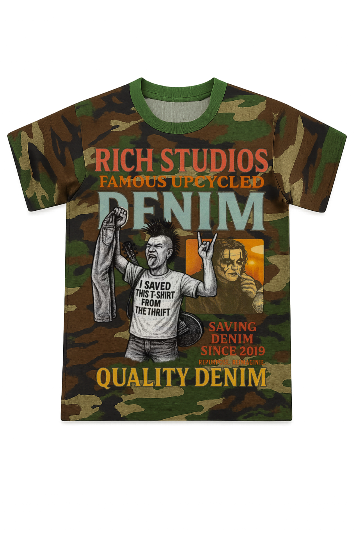 Punk’D Camo tee
