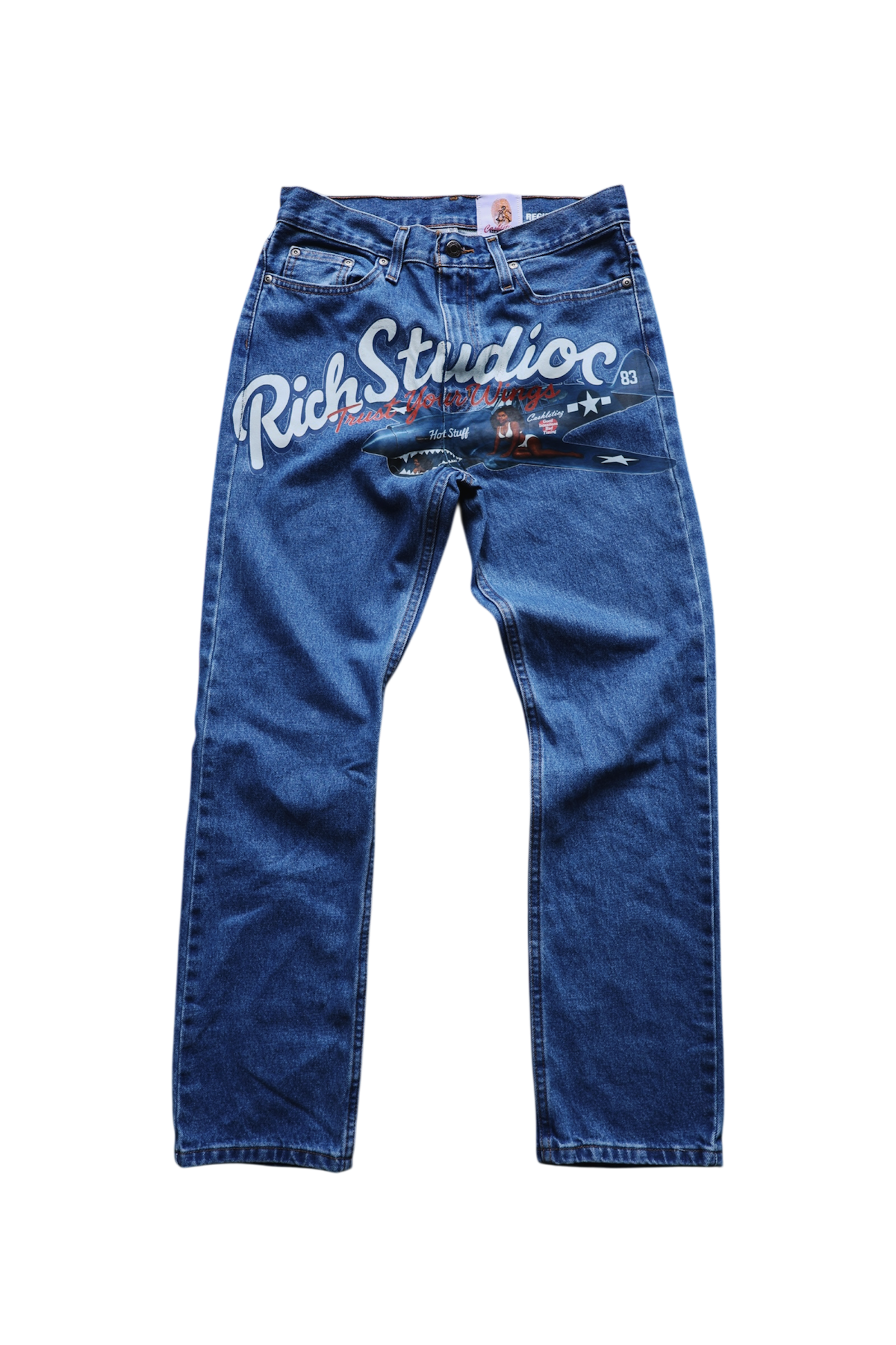 Rich Studios x Cashleticz Flying Ace Denim V2 (Navy)