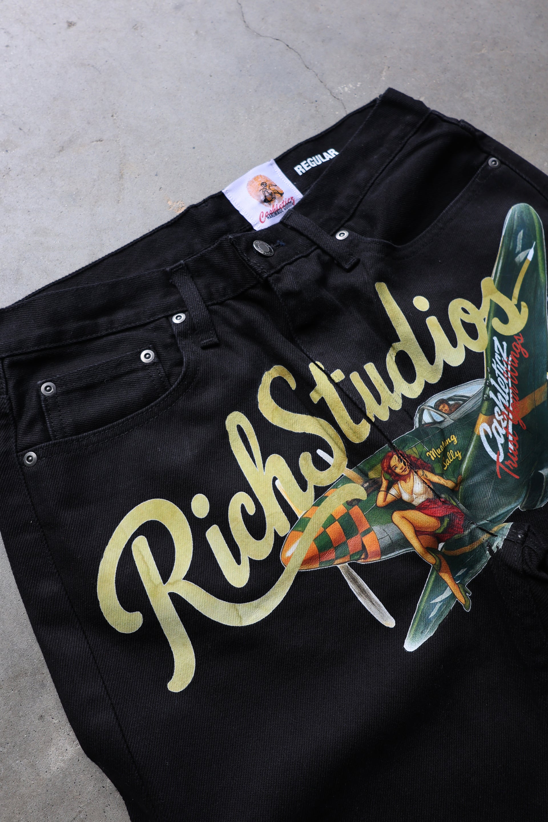 Rich Studios x Cashleticz Flying Ace Denim V2 (Bomber)