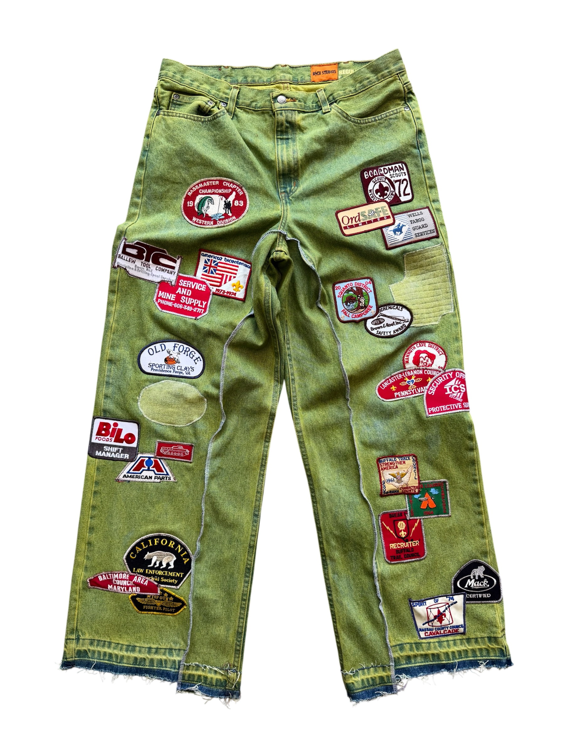 Limestone Reconstructed Patch Denim