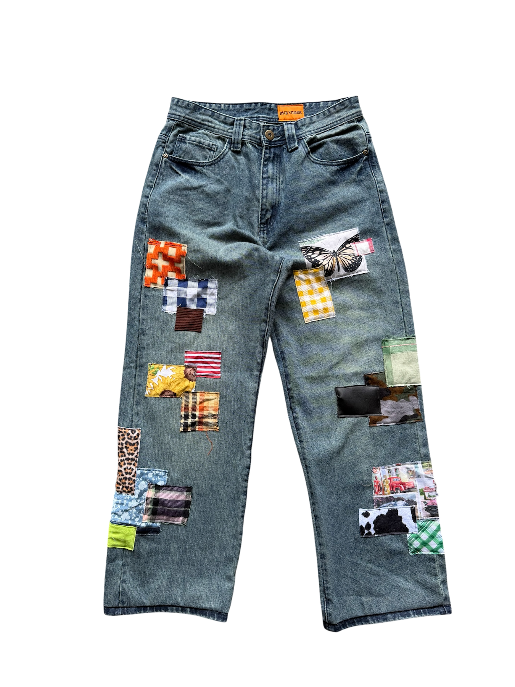 Paddington Patchwork Baggy Denim