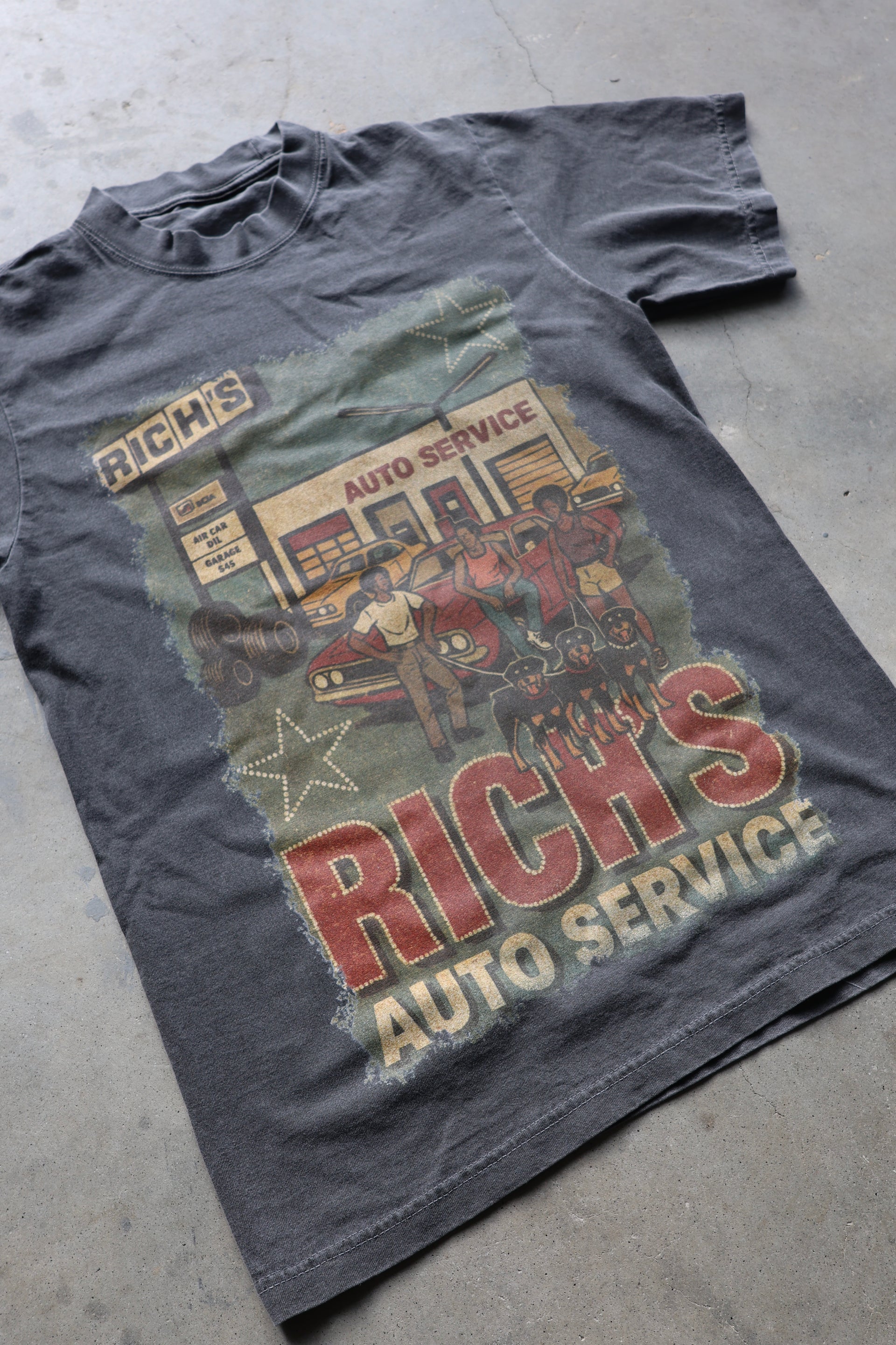 Rich’s Auto Service tee (ash grey)
