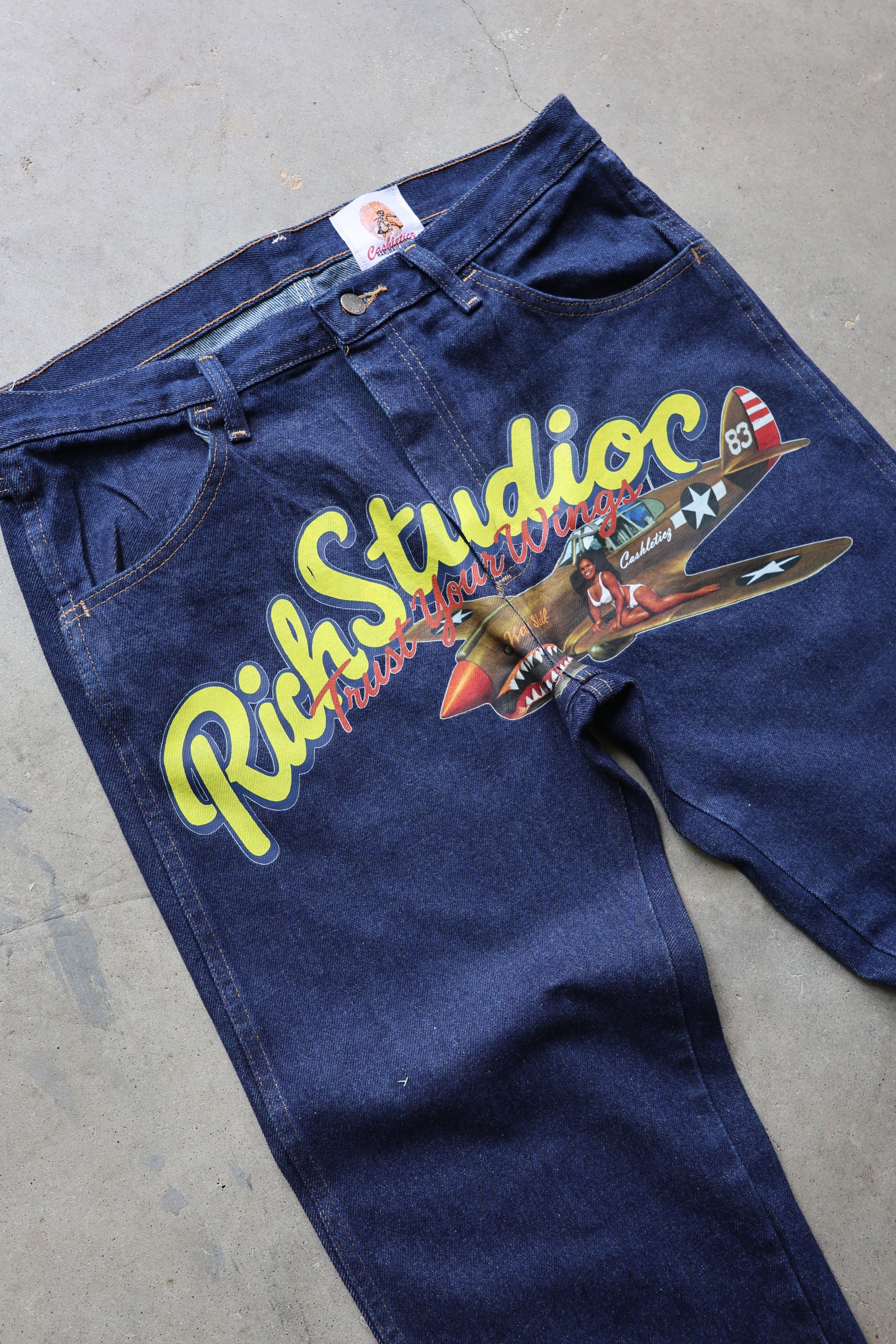 Rich Studios x Cashleticz Flying Ace Denim V2 (Army)