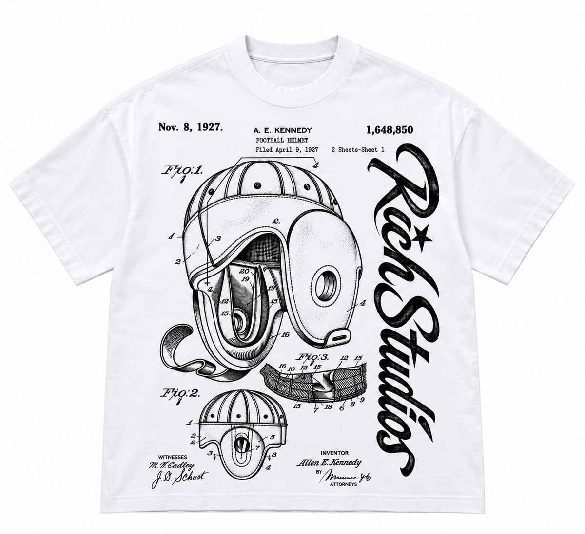 Helmet Patent Tee