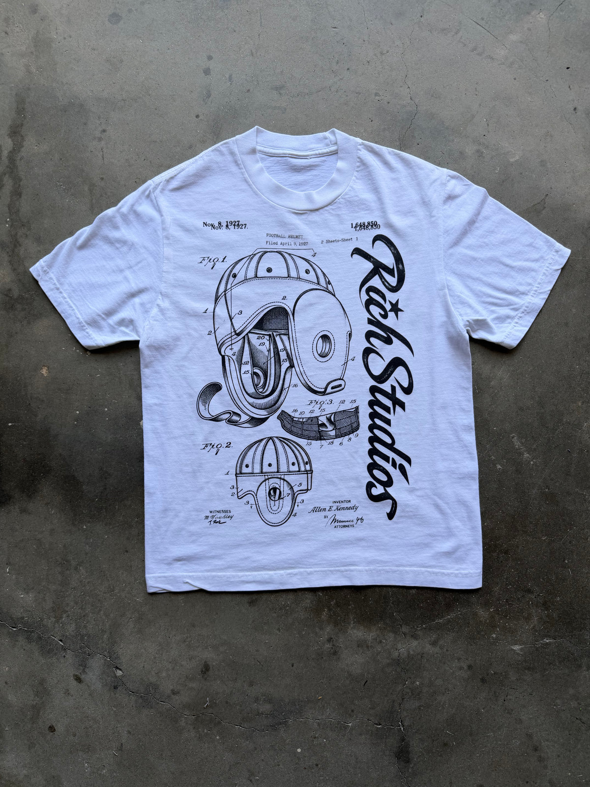 Helmet Patent Tee