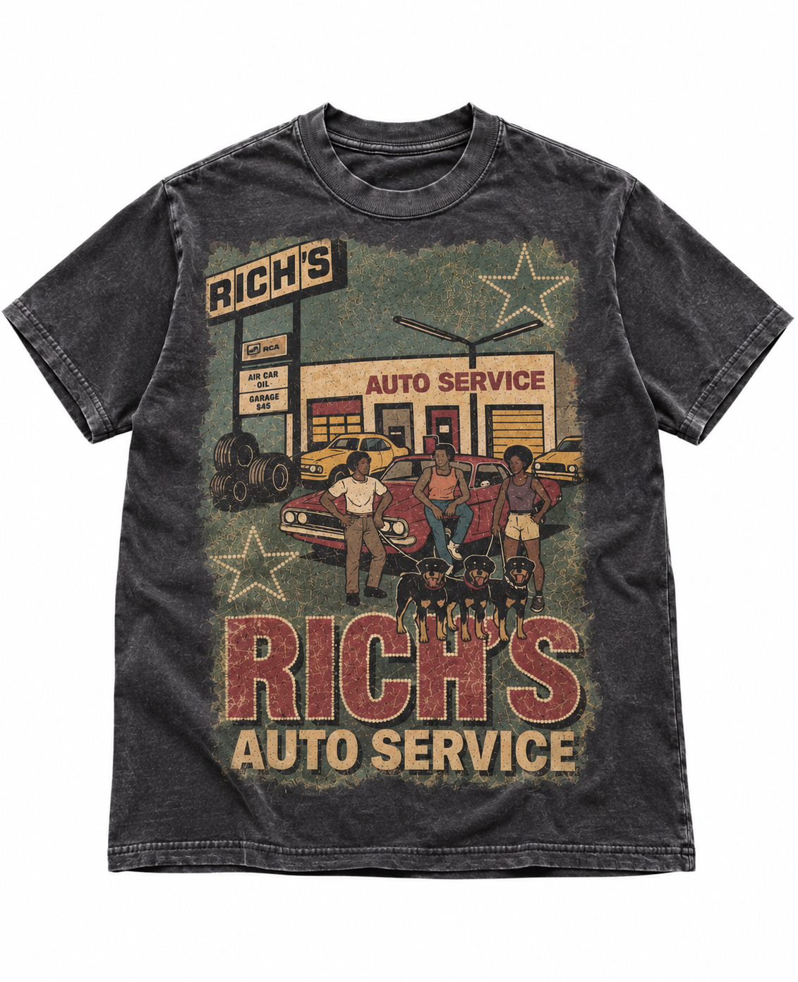 Rich’s Auto Service tee (ash grey)
